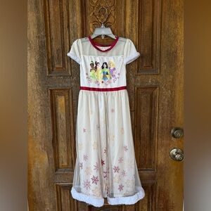 Disney Princess Dress Holiday Winter Size 6/6x